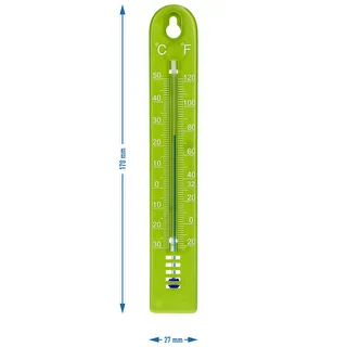 Universell termometer (-30 till +50°C), 17 cm, grön – photo 4