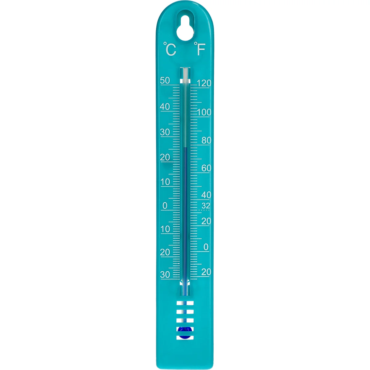 Universell termometer (-30 till +50°C), 17 cm, blå