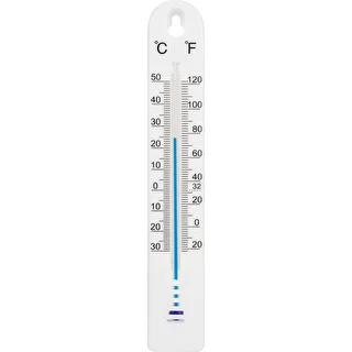 Universell termometer (-30 till +50°C), 17 cm, vit