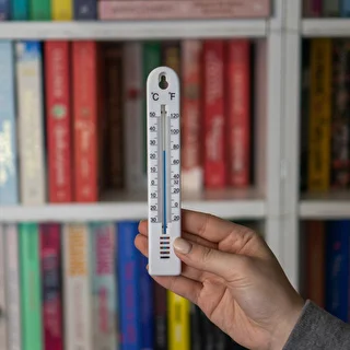 Universell termometer (-30 till +50°C), 17 cm, vit – photo 3