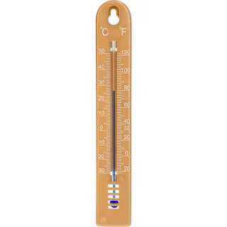 Universell termometer (-30 till +50°C), 17 cm, ljusbrun