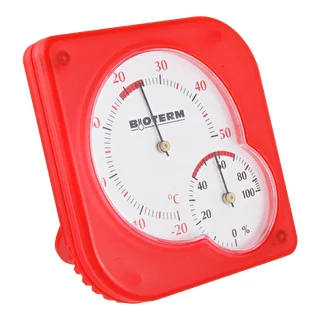 Inomhus bimetalltermometer med hygrometer (-20 till +50°C) mix