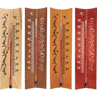 Trärumstermometer (-20 till +50°C), 15 cm, mix – photo 2