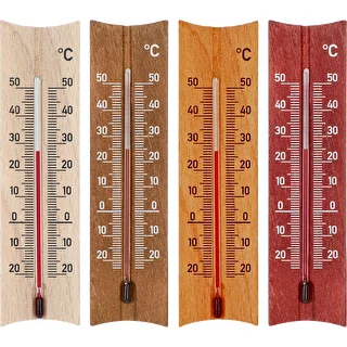 Trärumstermometer (-20 till +50°C), 15 cm, mix