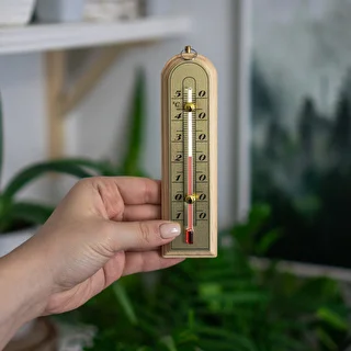 Rumstermometer med guldskala (-10°C till +50°C) 16cm – photo 3