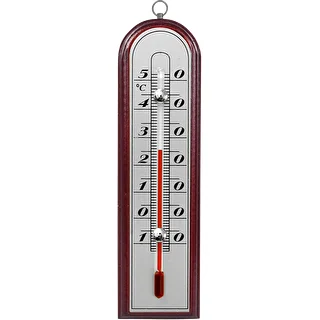 Rumstermometer med silverfärgad skala (-10°C till +50°C) 16cm mix – photo 2