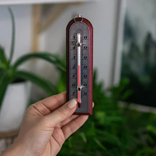 Rumstermometer med silverfärgad skala (-10°C till +50°C) 16cm mix – photo 4