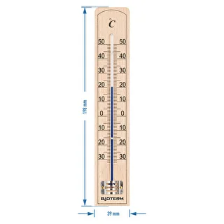 Rumstermometer med förstärkt kapillärskydd (-30 °C till +50 °C) 20 cm – photo 2