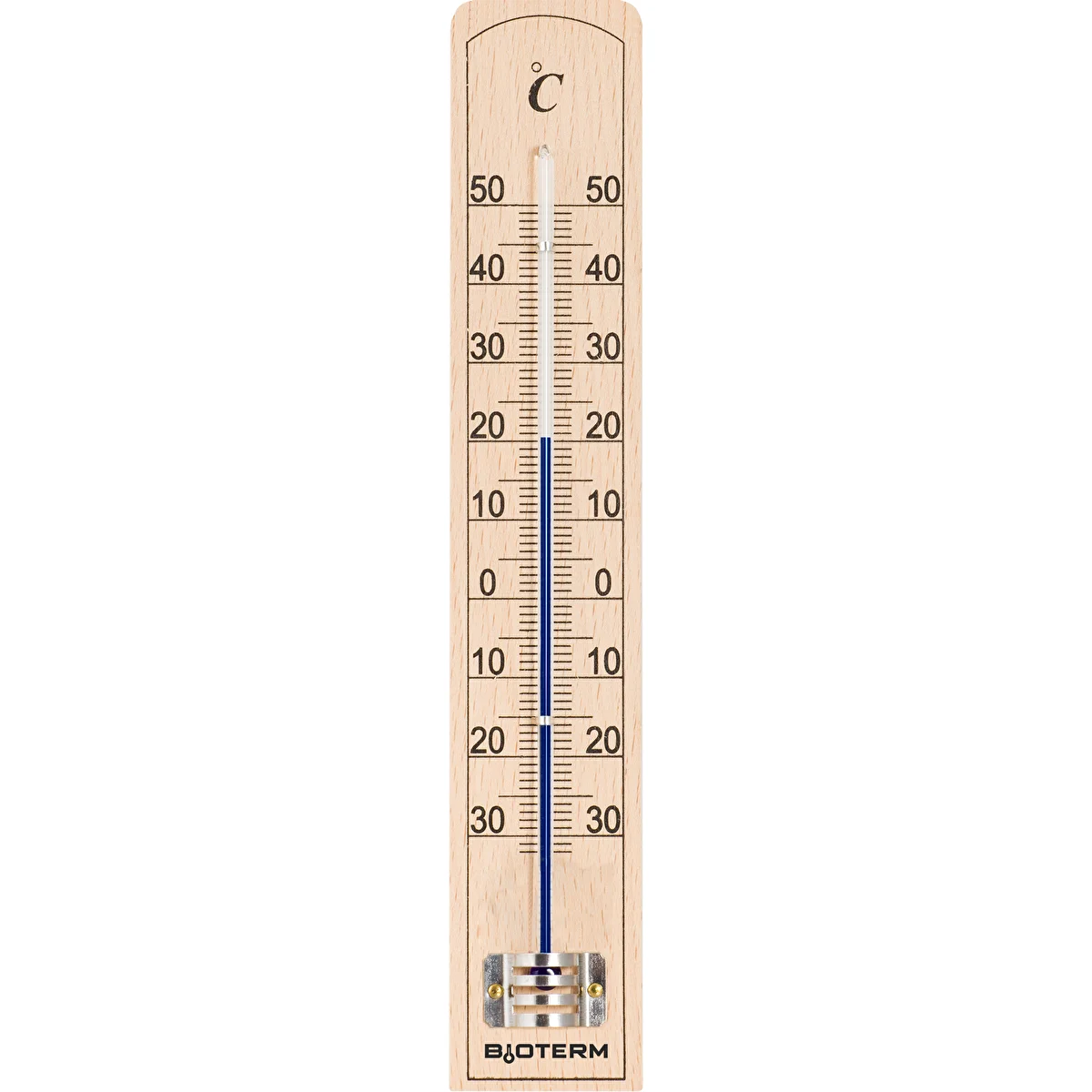 Rumstermometer med förstärkt kapillärskydd (-30 °C till +50 °C) 20 cm