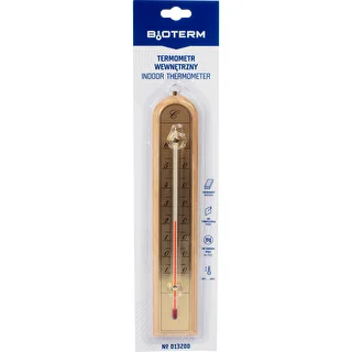 Rumstermometer med guldskala (-10°C till +60°C) 28cm mix – photo 4