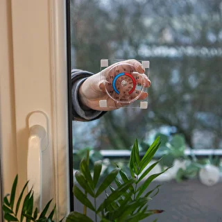 Universell transparent självhäftande termometer (-50°C till +50°C) – photo 3