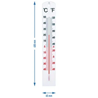 Universell vit termometer (-40°C till +50°C) 40cm – photo 2