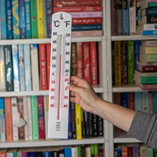 Universell vit termometer (-40°C till +50°C) 40cm – photo 3