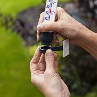 Antracit utomhustermometer (-60°C till +50°C) 23cm – photo 6