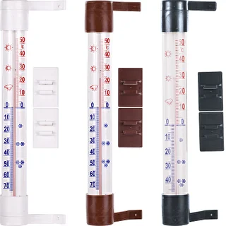 Utomhustermometer 23 cm - set om 25 st. mix
