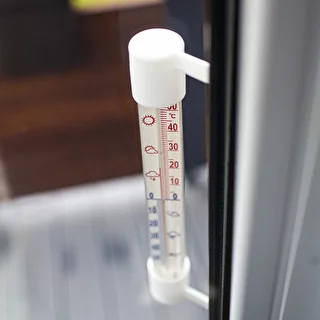 Vit utomhustermometer (-60°C till +50°C) 23cm – photo 4