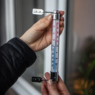Utomhustermometer med metallram (-50°C till +50°C) 20cm – photo 3