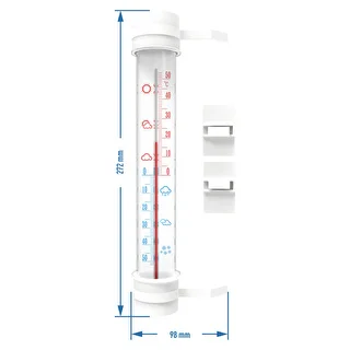 Utomhustermometer (-50°C till +50°C) 27cm mix – photo 2