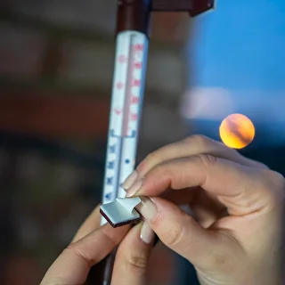 Brun utetermometer (-50°C till +50°C) 18cm – photo 6