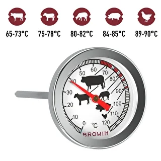 Termometer för köttstekning (0°C till +120°C) 12,5cm – photo 9