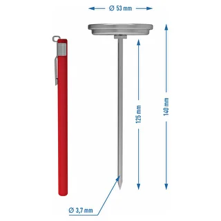 Termometer för skinkkokare 1,5 kg och 3 kg (0°C till +120°C) 12,5 cm – photo 4