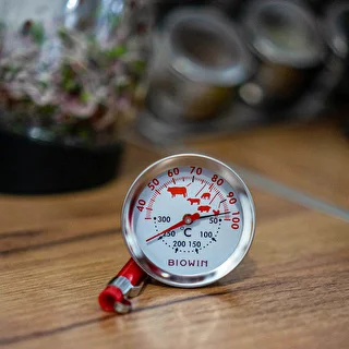 Termometer med dubbla skalor (30°C till 100°C) / (50°C till 300°C) 13,0cm – photo 4