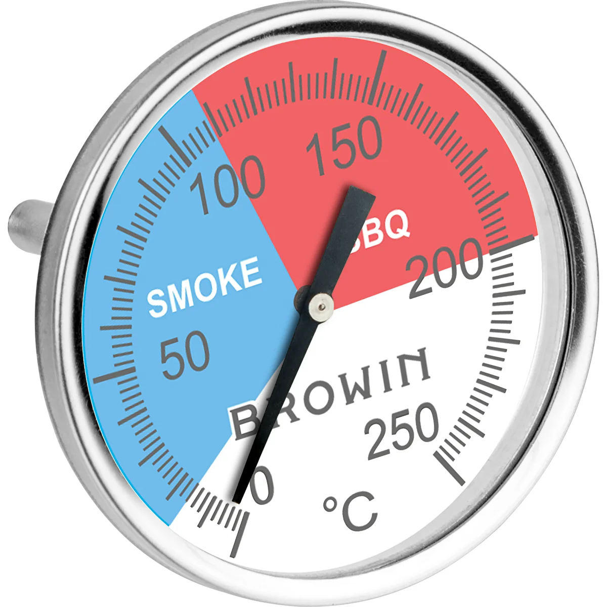 Termometer för rökeri och BBQ (0°C till +250°C) 5,2cm