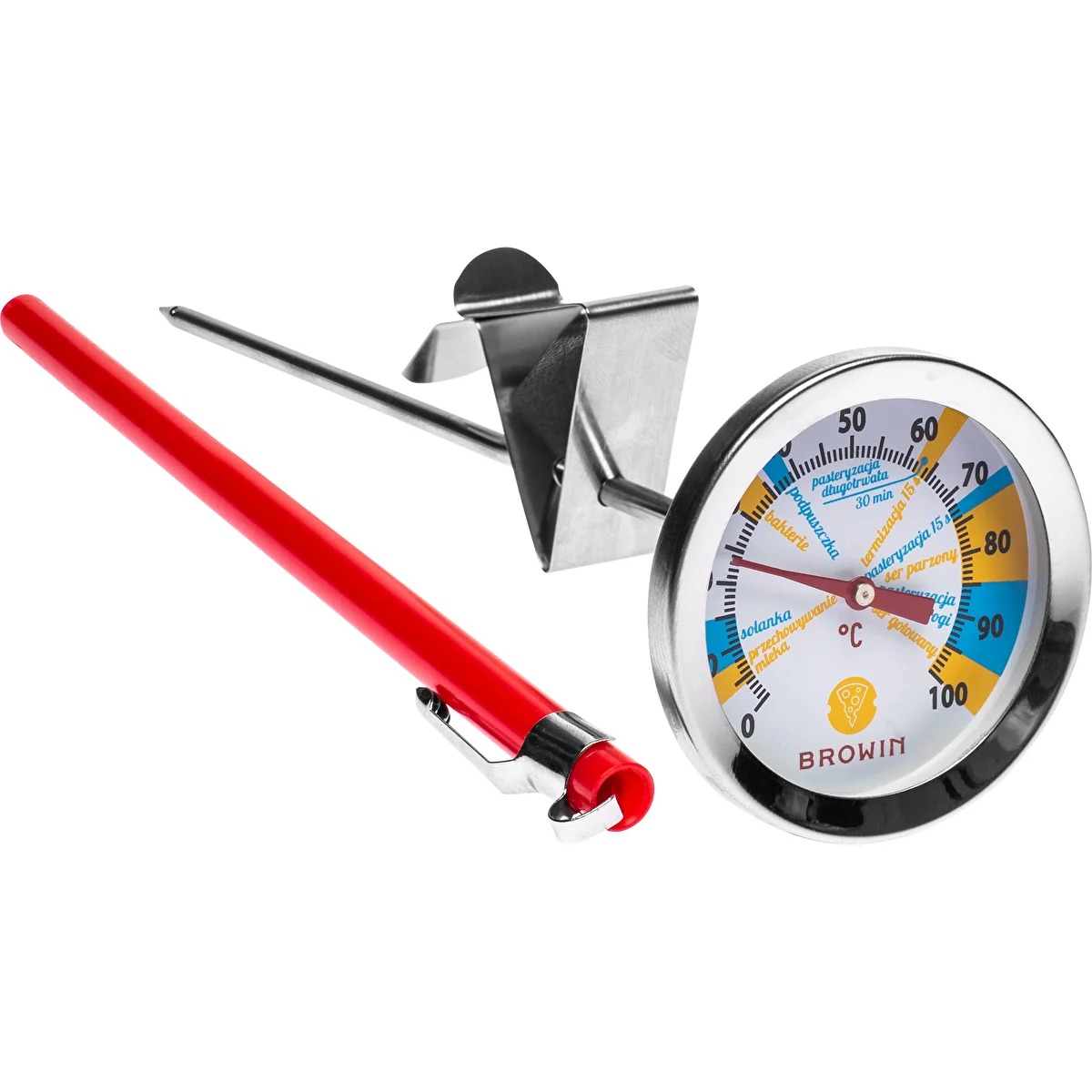 Osttillverkningstermometer (0°C till +100°C) 19,8 cm