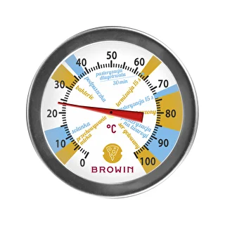 Osttillverkningstermometer (0°C till +100°C) 19,8 cm – photo 2