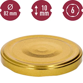 Lock fi 82/6 guld - 10 st. – photo 2