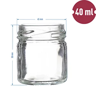 TO-burk 40 ml med svart lock fi 43 - 10 st. – photo 5