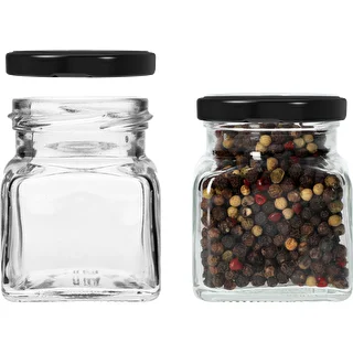 Twist-off burk 120ml - Fyra hörn fi 53 med svart lock, 6st – photo 4