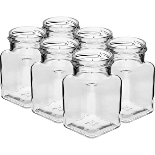 Twist-off burk 150ml Fyra hörn fi 53 med svart lock, 6 st. – photo 3