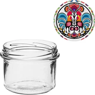 Burk TO 235 ml med färgglatt lock fi82 - 6 st. – photo 6