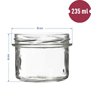 Burk TO 235 ml med färgglatt lock fi82 - 6 st. – photo 5