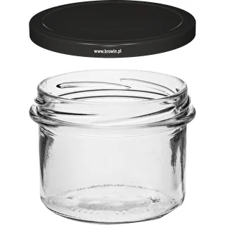Enkel burk 235 ml (fi82) med svart lock 6 st. – photo 3