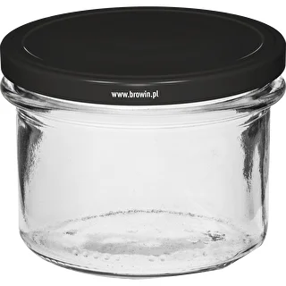 Enkel burk 235 ml (fi82) med svart lock 6 st. – photo 2