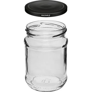 Burk 250 ml fi 66/4 svart lock - 6 st. – photo 3