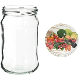 Burkar 300 ml med färgglatt lock fi 66 - 6 st. – photo 8