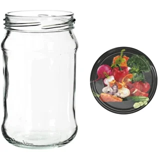 Burkar 300 ml med färgglatt lock fi 66 - 6 st. – photo 11