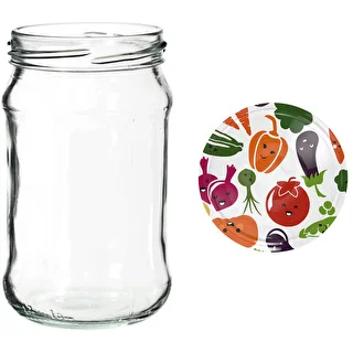 Burkar 300 ml med färgglatt lock fi 66 - 6 st. – photo 12
