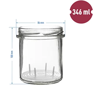 Burk 350 ml med lock och press - 6 st. – photo 7
