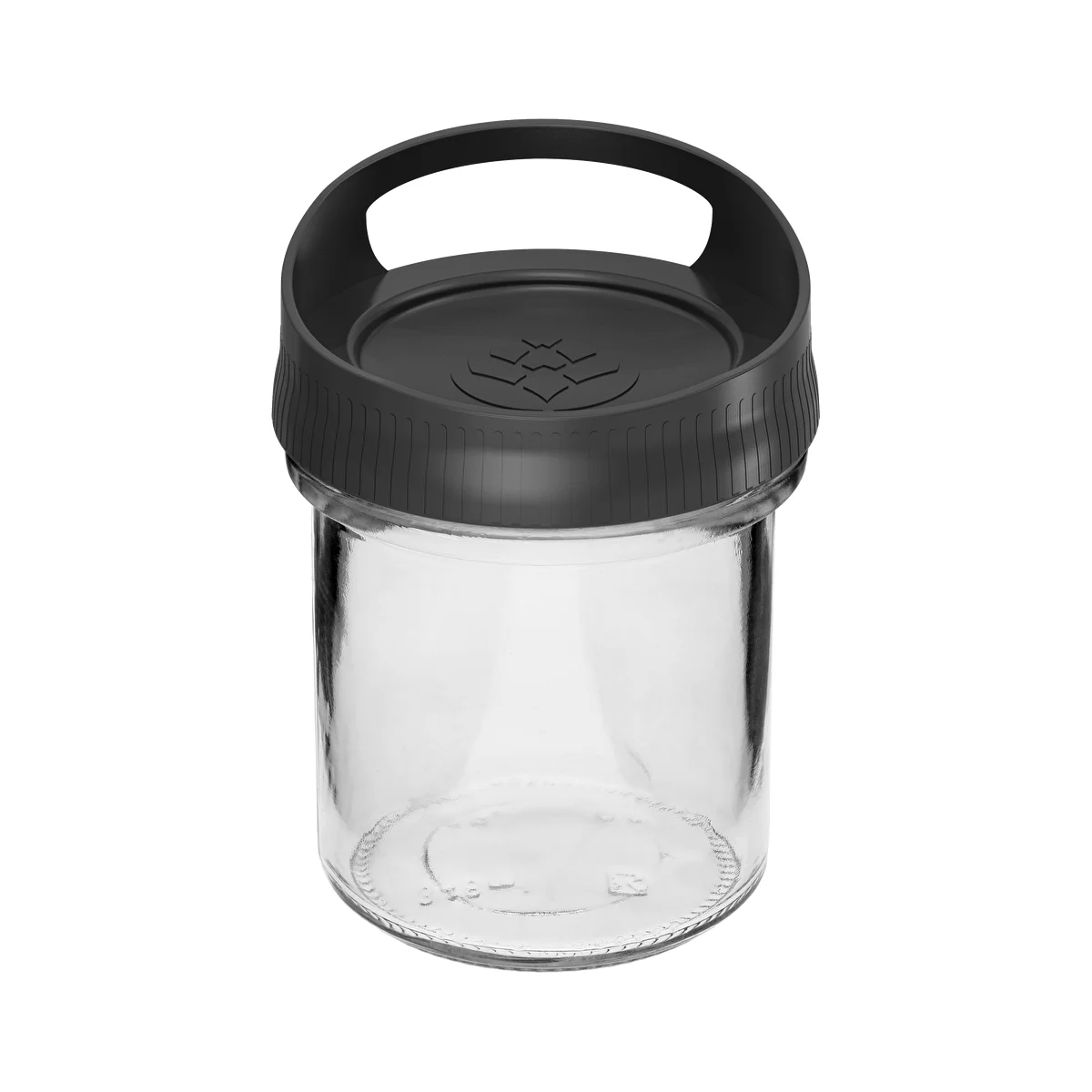 Glasbehållare 350 ml, med lock för upphängning