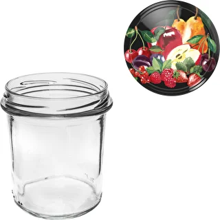 Burk 350 ml med färgad lock - 6 st. – photo 8