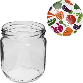 Burk TO Gurken 425 ml med färgat lock fi 82/6 - 6 st. – photo 7