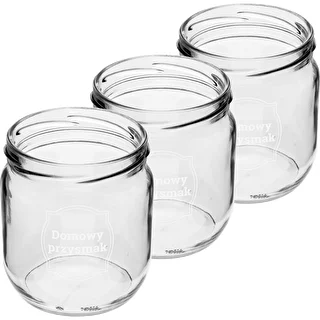 Burk TO 425ml med tryck "Hemlagad delikatess" och svart lock fi 82 - 3st. – photo 3