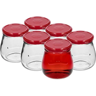 Twist-off burk 500ml "Omvänd Amfora" med vinrött lock fi 82/6, 6 st. – photo 2
