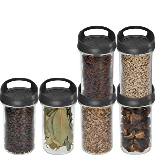 Glasbehållare 545 ml, med lock för upphängning – photo 3