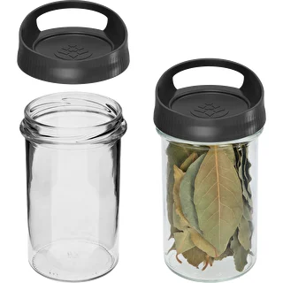 Glasbehållare 545 ml, med lock för upphängning – photo 2