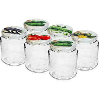 Burk TO, tjockis 580ml med färgglatt lock fi82/6, 6 st. – photo 2